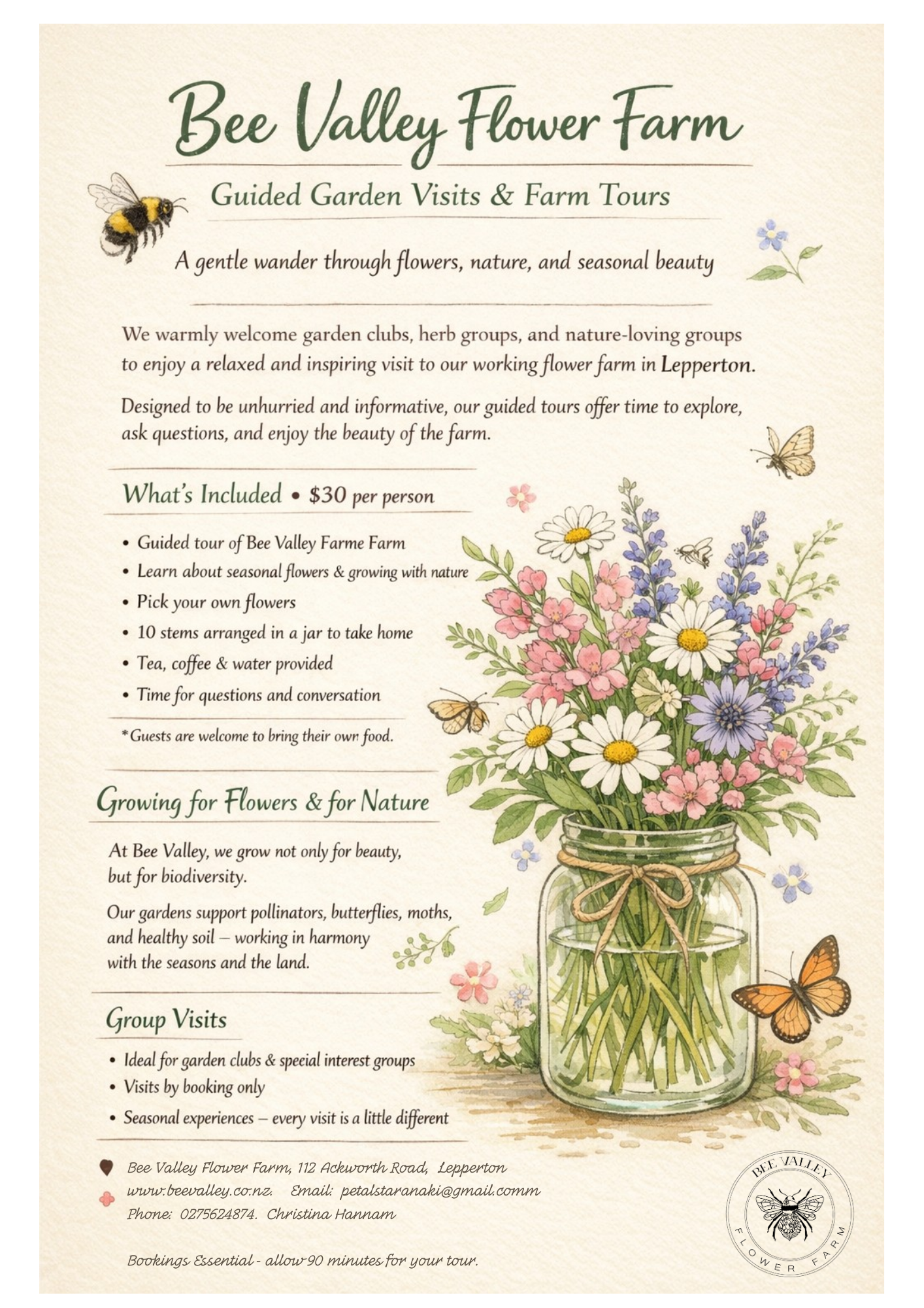 Garden Visits & Flower Farm Tours