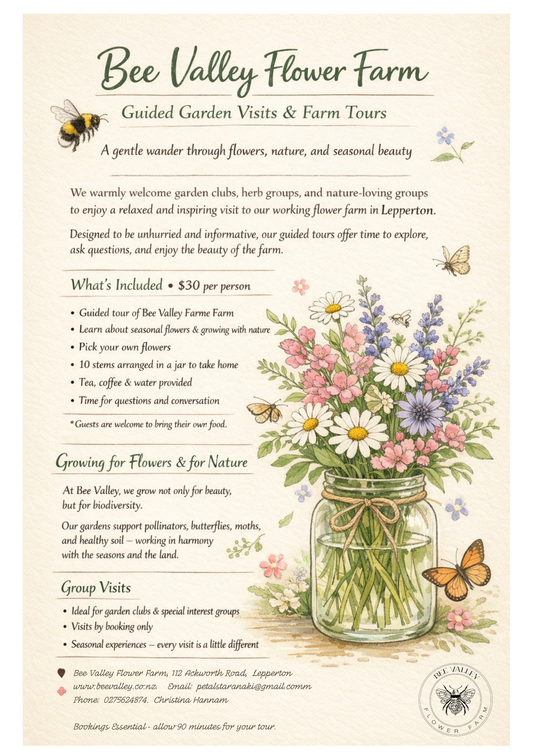 Garden Visits & Flower Farm Tours